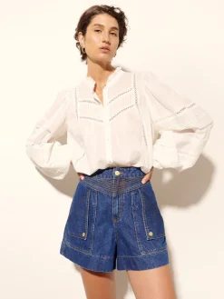 Kivari - CELENE DENIM SHORT (BLUE)