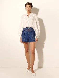 Kivari - CELENE DENIM SHORT (BLUE)