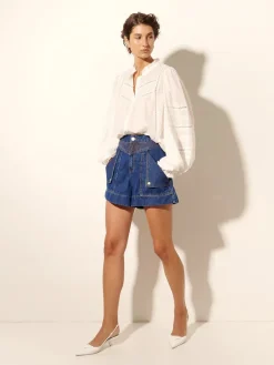 Kivari - CELENE DENIM SHORT (BLUE)