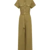 Women Kivari - EBONY JUMPSUIT (KHAKI)