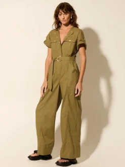 Women Kivari - EBONY JUMPSUIT (KHAKI)