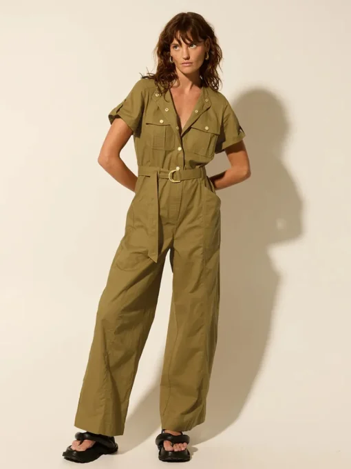 Women Kivari - EBONY JUMPSUIT (KHAKI)