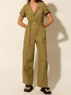 Women Kivari - EBONY JUMPSUIT (KHAKI)