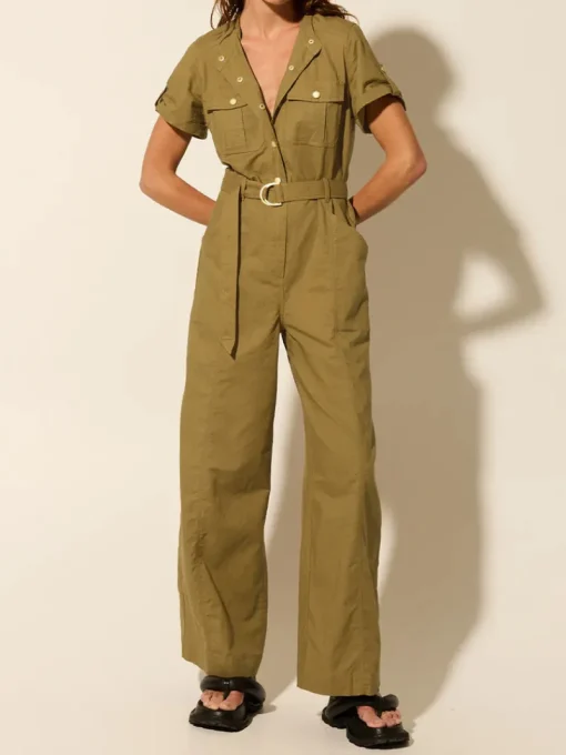 Women Kivari - EBONY JUMPSUIT (KHAKI)
