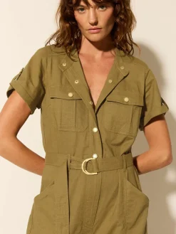 Women Kivari - EBONY JUMPSUIT (KHAKI)