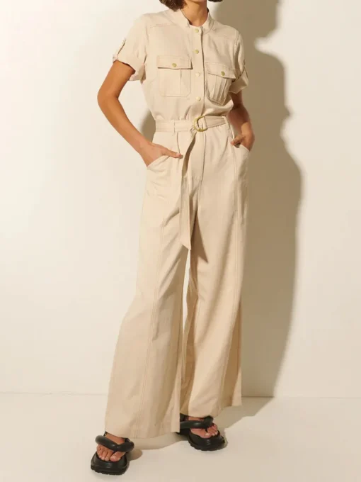 Women Kivari - GIANNA JUMPSUIT (IVORY)