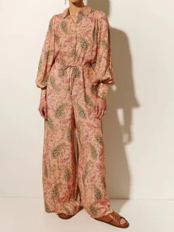 Women Kivari - Isha Jumpsuit (Pink Paisley)