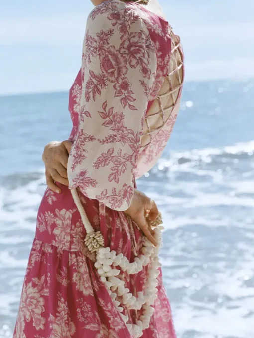 Kivari - Maeve Maxi Dress (Magenta Floral)