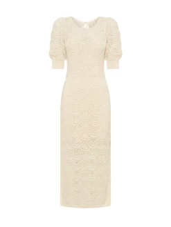 Women Kivari - MARIANA KNIT MIDI DRESS (CREAM)