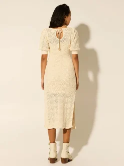 Women Kivari - MARIANA KNIT MIDI DRESS (CREAM)