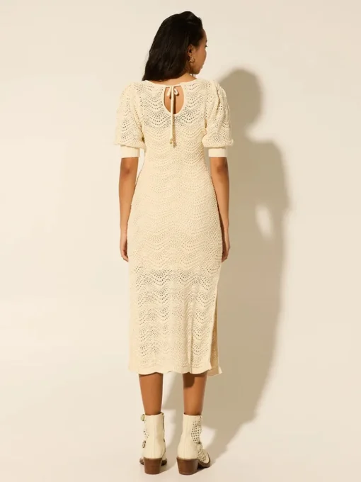 Women Kivari - MARIANA KNIT MIDI DRESS (CREAM)
