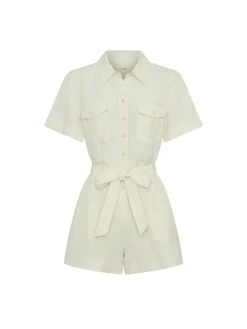 Women Kivari - MIYA PLAYSUIT (CREAM)