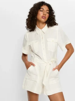 Women Kivari - MIYA PLAYSUIT (CREAM)