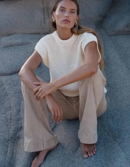 Kivari - OLESIA KNIT VEST (CREAM)