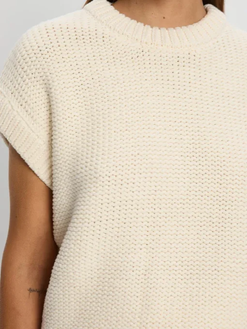 Kivari - OLESIA KNIT VEST (CREAM)
