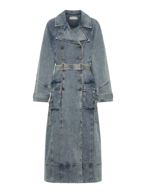 Kivari - OLIVIA DENIM TRENCH COAT