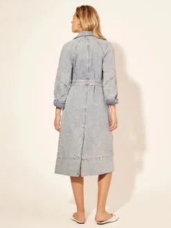 Kivari - OLIVIA DENIM TRENCH COAT