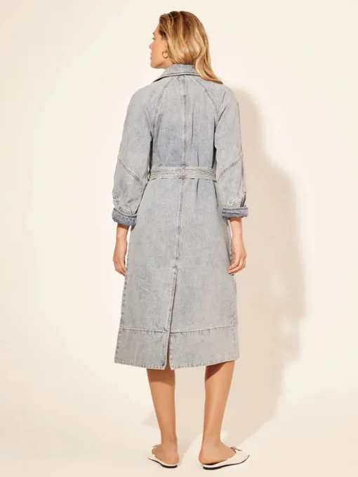 Kivari - OLIVIA DENIM TRENCH COAT