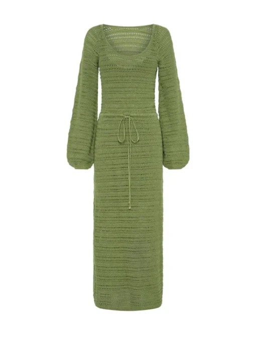 Kivari - PEPE KNIT DRESS (AVOCADO)