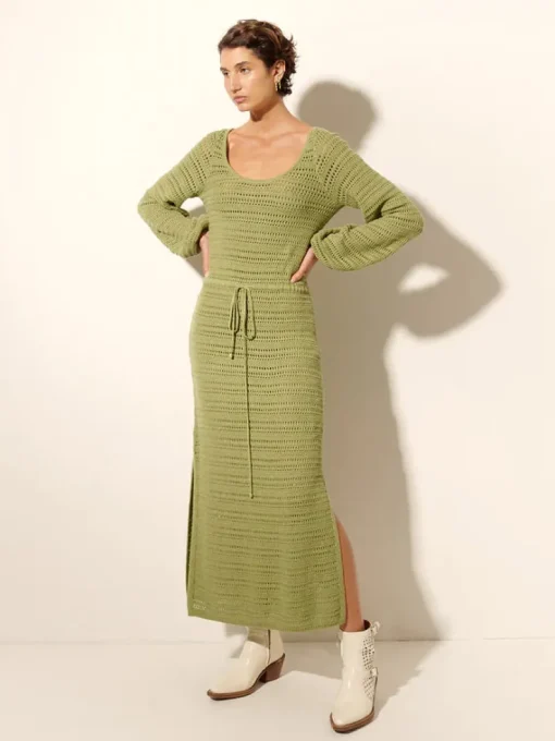 Kivari - PEPE KNIT DRESS (AVOCADO)