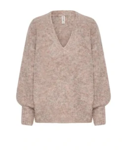 Kivari - Quinn V Neck Knit (Haze)
