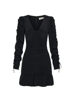 Kivari - SCARLETT GATHERED MIN DRESS (BLACK)