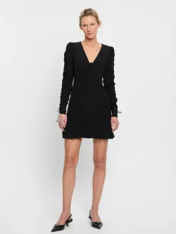 Kivari - SCARLETT GATHERED MIN DRESS (BLACK)