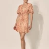 Kivari - Soraya Cut Out Mini Dress (Italian Clay)