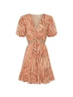 Kivari - Soraya Cut Out Mini Dress (Italian Clay)