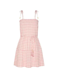 Kivari - Stevie Tiered Mini Dress (Check)