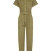 Women Kivari - TAHLIA BOILERSUIT (KHAKI)