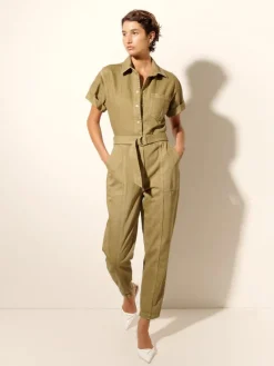 Women Kivari - TAHLIA BOILERSUIT (KHAKI)