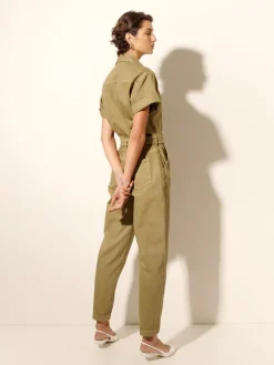 Women Kivari - TAHLIA BOILERSUIT (KHAKI)