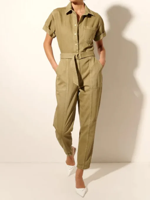 Women Kivari - TAHLIA BOILERSUIT (KHAKI)