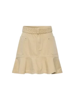 Kivari - Theo Mini Skirt (Bone)