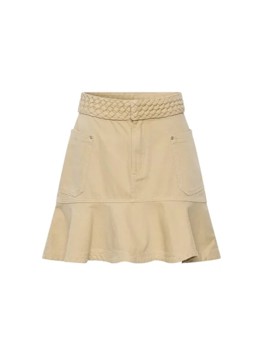 Kivari - Theo Mini Skirt (Bone)