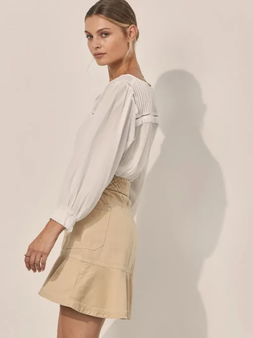 Kivari - Theo Mini Skirt (Bone)