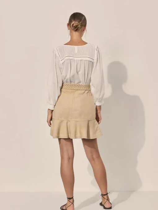 Kivari - Theo Mini Skirt (Bone)
