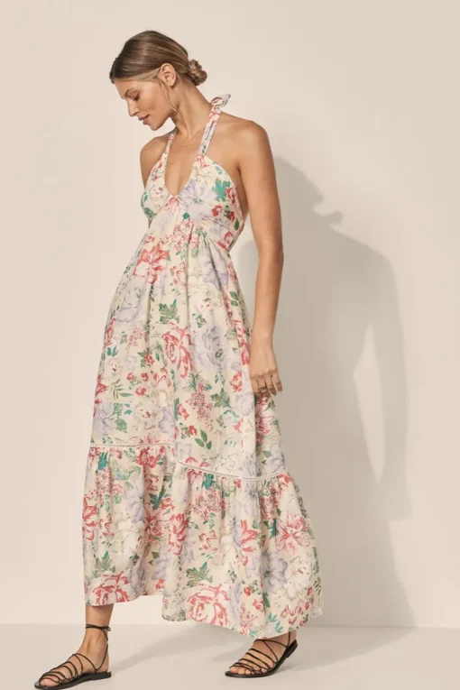 Kivari - Watson Halterneck Maxi FINAL SALE