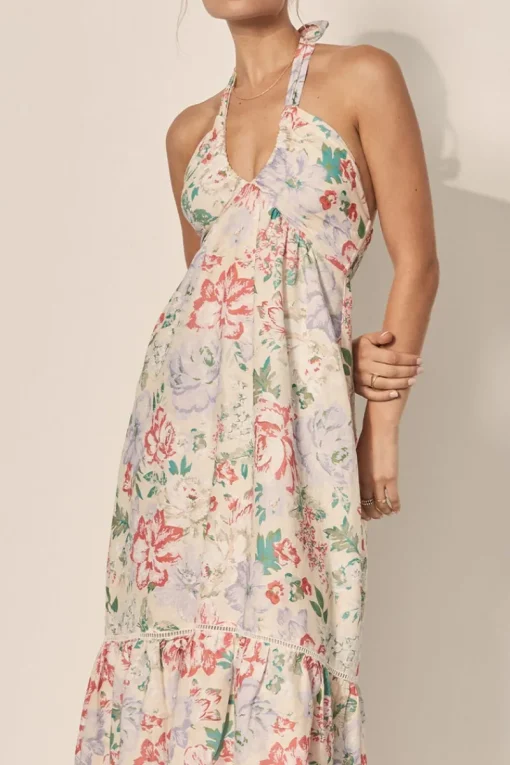 Kivari - Watson Halterneck Maxi FINAL SALE