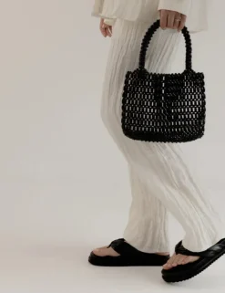 Women La Tribe - BEADED BAG (BLACK)