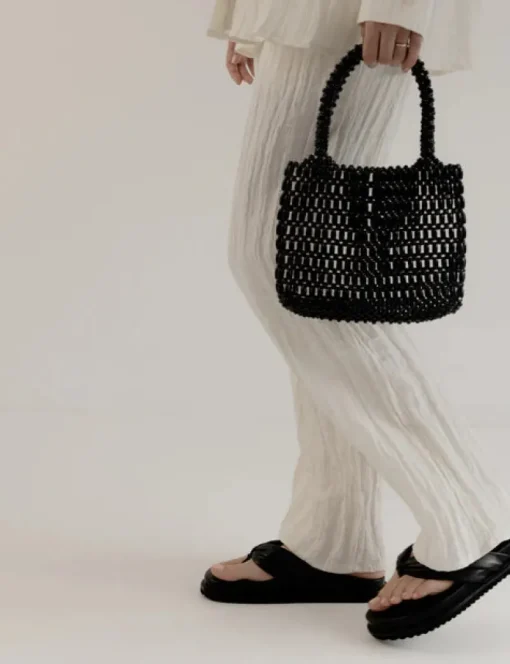 Women La Tribe - BEADED BAG (BLACK)