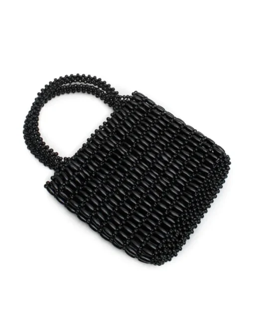 Women La Tribe - BEADED BAG (BLACK)
