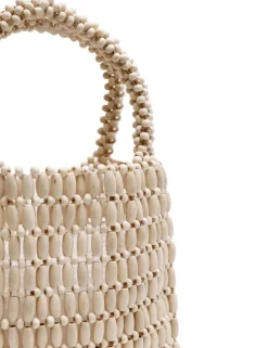 Women La Tribe - BEADED BAG (BONE)