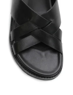 Women La Tribe - Cross Cut Slide (Black)