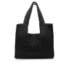 Women La Tribe - MACRAME TOTE BAG (BLACK)