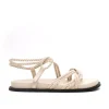 Women La Tribe - Plaited Sandal (Cream)
