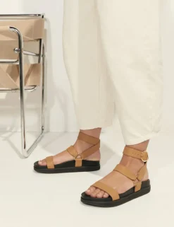 Women La Tribe - Platform Sandal (Light Tan)