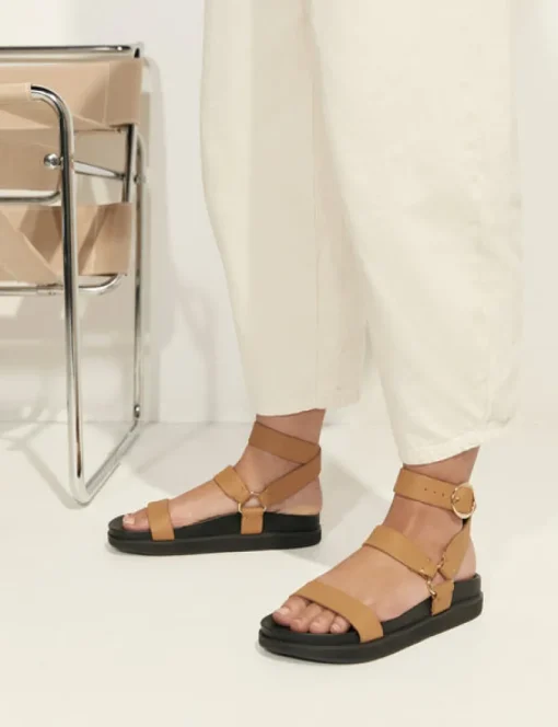 Women La Tribe - Platform Sandal (Light Tan)