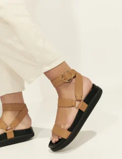 Women La Tribe - Platform Sandal (Light Tan)